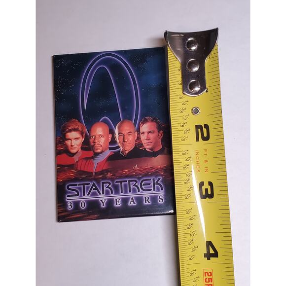 Star Trek 30 Years Captain Fridge Magnet 1997 - Picture 3 of 3